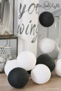 Cotton Balls Black&White 10L