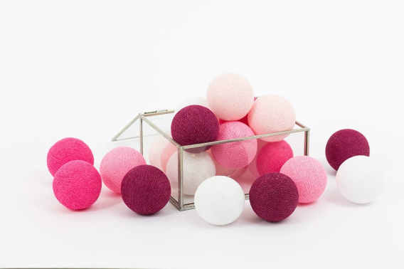 Cotton Balls Sweet Pink by Cottonove 35L