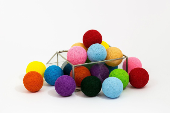 Cotton Balls Multicolor 10L