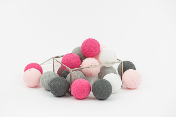 Cotton Balls Pink Rocks 10L