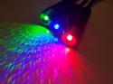 Lampki - laserowe projektory na USB - kolor zielony
